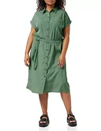 Sukienki - Only Kobiety Onlhannover S/S Shirt Dress Noos Wvn Sukienka, Zielony, 36 - miniaturka - grafika 1
