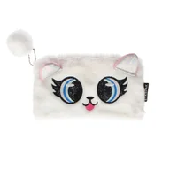 Piórniki - Starpak Piórnik Pluszowy Big Eyes White 471826 - miniaturka - grafika 1