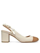 Sandały damskie - Geox Sandały D Virnilisa 65 D55YYA 0TUBC C1056 Beżowy - miniaturka - grafika 1