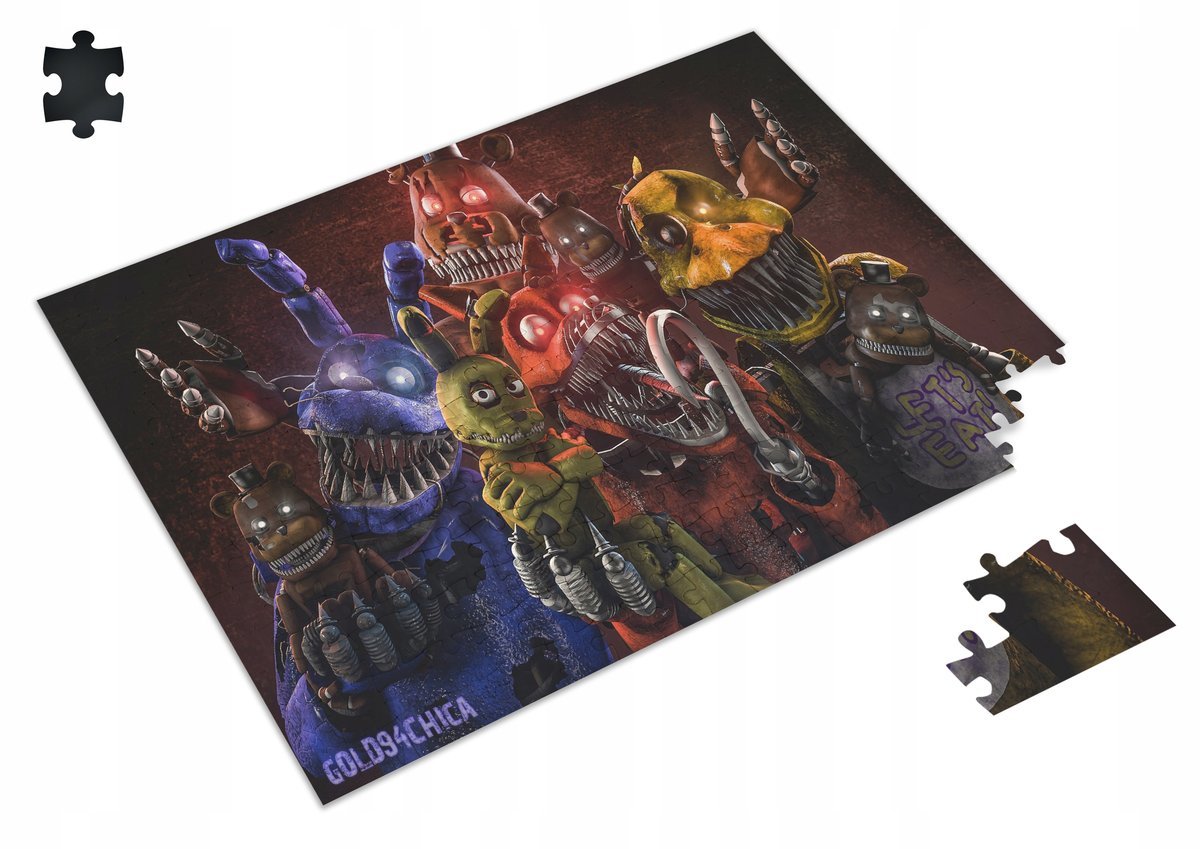 PUZZLE Five Nights at Freddy's (2023) Horror + IMIĘ Pudełko 120 el. #5