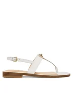 Sandały damskie - Guess Sandały FLJRMY LEA03 Biały - miniaturka - grafika 1