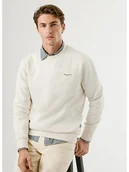 Bluzy męskie - Pepe Jeans Bluza "Macbeth" w kolorze kremowym - miniaturka - grafika 1