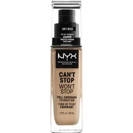 Podkłady do twarzy - NYX Professional Makeup Professional Makeup - CAN'T STOP WON'T STOP - FULL COVERAGE FOUNDATION - Podkład do twarzy - SOFT BEIGE NYXCPTW-DOTW-02 - miniaturka - grafika 1