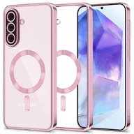 Etui i futerały do telefonów - Etui TECH-PROTECT MagFlex MagSafe do Samsung Galaxy A56 5G Różowe złoto - miniaturka - grafika 1