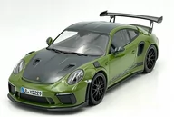 Samochody i pojazdy dla dzieci - Minichamps Porsche 911 Gt3 Rs 991.2 Green Wiss 1:18 155068232 - miniaturka - grafika 1