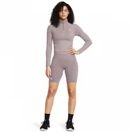 Spodnie sportowe damskie - Damskie spodenki treningowe Under Armour UA Vanish Seamless Short - beżowe - UNDER ARMOUR - miniaturka - grafika 1
