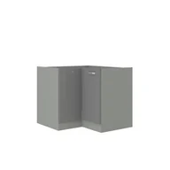 Szafki kuchenne - Szafka Kuchenna Stojąca Narożna 1 Drzwi 89 x 89 ND 1F Grey Stolarz Lempert Szary, Szary Platynowy - miniaturka - grafika 1