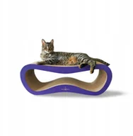 Drapaki dla kotów - DRAPAK Mruu&Pruu LEON Fioletowy - miniaturka - grafika 1