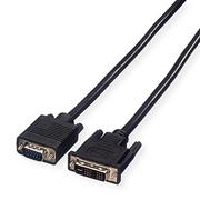 Kable - Value Kabel DVI-cable DVI St/VGA St 5m - 11.99.5449 - miniaturka - grafika 1