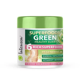 Intenson Green superfood elixir 150g - - Zdrowa żywność - miniaturka - grafika 1