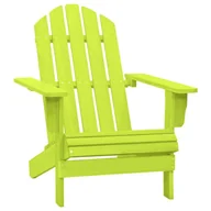Fotele i krzesła ogrodowe - vidaXL Krzesło ogrodowe Adirondack, lite drewno jodłowe, zielone! 315876 - miniaturka - grafika 1