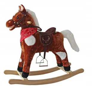 KONIK NA BIEGUNACH Z MELODIĄ JURASEK - Zabawki na biegunach - miniaturka - grafika 1