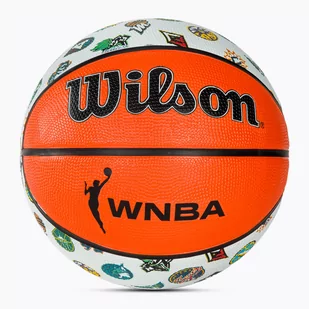 Piłka do koszykówki Wilson WNBA All Team orange rozmiar 6 - Koszykówka - miniaturka - grafika 1