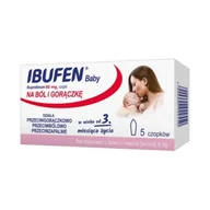 Przeziębienie i grypa - Polpharma Ibufen Baby 60mg 5 szt. - miniaturka - grafika 1
