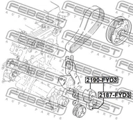 Rolki i napinacze - NAPINACZ PASKA WIELOROWK. FORD - miniaturka - grafika 1