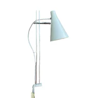 Lampy stojące - Szara lampa biurkowa, proj. J. Hurka, Lidokov, Czechosłowacja, lata 60. - miniaturka - grafika 1