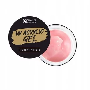 NC Nails, Akrylożel UV Acrylic Gel Baby Pink, 50 g - Utwardzacze do paznokci - miniaturka - grafika 1