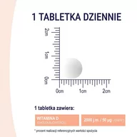 Witaminy i minerały - Naturell USP ZDROWIE Witamina D3 2000 x 60 tabl do ssania INSTANT - miniaturka - grafika 1