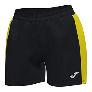 Joma Damskie spodnie maxi czarny czarny/żółty S - Spodnie damskie - miniaturka - grafika 1