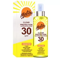 Balsamy i kremy do opalania - MALIBU Clear Protection SPF30 preparat do opalania ciała 250 ml unisex - miniaturka - grafika 1