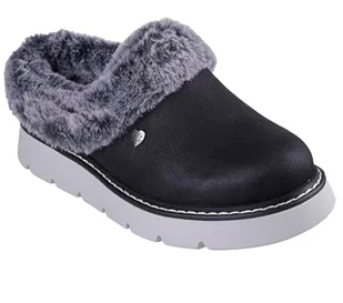 Skechers Damskie kapcie Keepsakes Lite Cozy Blend, Czarny, 38 EU - Kapcie damskie - miniaturka - grafika 1