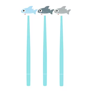 Długopis żelowy niebieski STRIGO seria Rekin - Długopisy - miniaturka - grafika 1