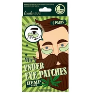 Kosmetyki pod oczy - LOOK AT ME Men's Gel Eye Patches Płatki Pod Oczy Dla Mężczyzn Hemp Seed 5szt. - miniaturka - grafika 1