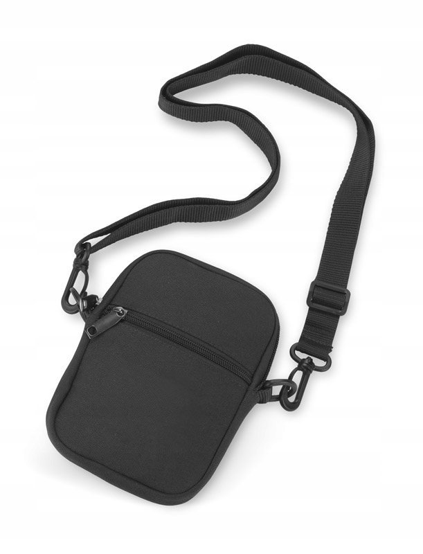 TORBA MESAK kompaktowa torba na ramię z regulowanym paskiem czarna