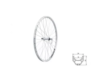 Obręcz Koło Rowerowe Kellys Draft F 26" | Silver - Części rowerowe - miniaturka - grafika 1