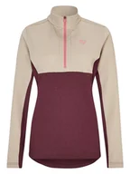 Bluzy damskie - Ziener Bluza polarowa "Japra" w kolorze beżowo-czerwonym - miniaturka - grafika 1