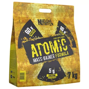 NUCLEAR NUTRITION Atomic Mass Gainer Formula 7000g - Odżywki na masę NUCLEAR NUTRITION Atomic Mass Gainer Formula 7000g - Odżywki na masę - miniaturka - grafika 1