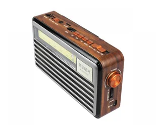 Meier Liwa Retro MA 521BTG z panelam solarnym  szare - Radia - miniaturka - grafika 2