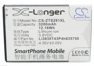 Baterie do telefonów - VHBW Bateria do ZTE S291 / Grand S2, 3200 mAh - miniaturka - grafika 1