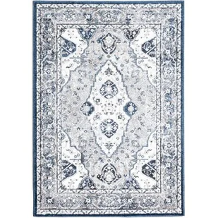 Dywan Wiktoria 120 x 170 cm klasyk szaro-granatowy - Dywany - miniaturka - grafika 1