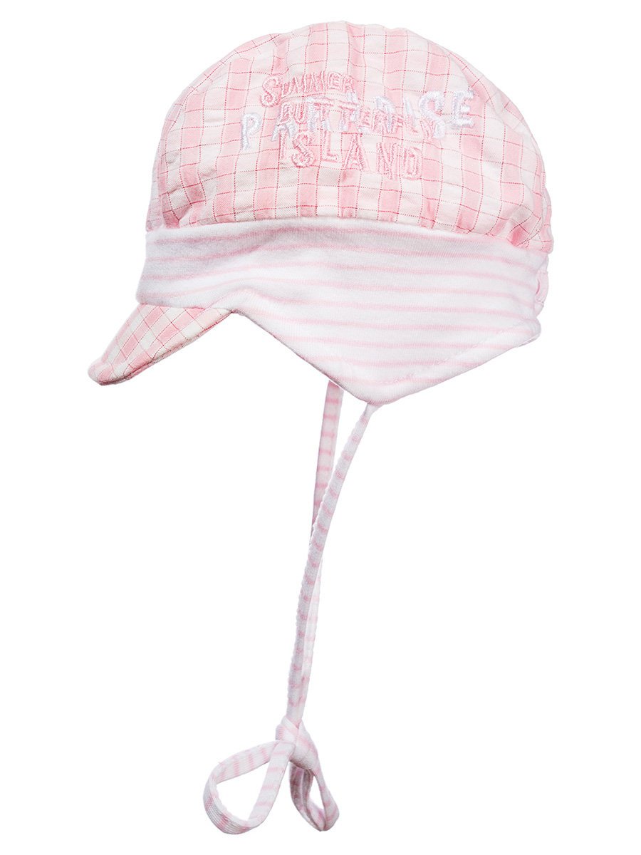 Dziewczęca czapka wiązana różowa Doll r.39