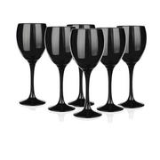Kieliszki - Czarne kieliszki do wina, drinków 300 ml 6 szt - miniaturka - grafika 1