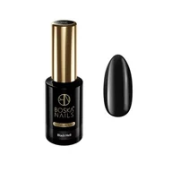 Lakiery hybrydowe - Boska Nails 550 Black Hell Up Lakier Hybrydowy 10ml - miniaturka - grafika 1