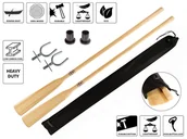 Pływanie - Wiosła szalupowe do łodzi 165,180 + dulki pałąkowe + osłony 40mm (komplet 2 sztuki) + pokrowiec Oar Sleeve John Paddle - 165 cm - miniaturka - grafika 1