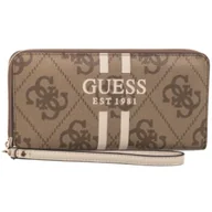 Portfele - Portfel Laurel II Slg Large Zip Around SWOS74 59146 Latte Logo (GU774-a) Guess - miniaturka - grafika 1