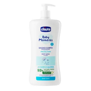Chicco Baby Moments płyn do kąpieli 0m+ Protection 750ml - Kosmetyki kąpielowe dla dzieci - miniaturka - grafika 1