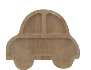 Smukee Miseczka bambusowa AUTO - Miseczki i talerzyki dla dzieci - miniaturka - grafika 1