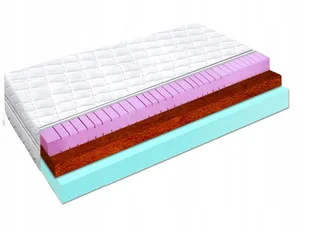 Materac 80x200 wentylująca pianka typu HR kokos - Materace - miniaturka - grafika 1