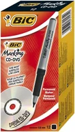 Przybory szkolne - BIC Marker Marking CD/DVD czarny (12szt) - miniaturka - grafika 1