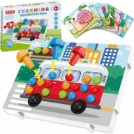 Zabawki konstrukcyjne - Układanka Grzybki Madej - miniaturka - grafika 1