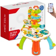 Zabawki interaktywne dla dzieci - STOLIK EDUKACYJNY INTERAKTYWNY TABLICA MANIPULACYJNA ZABAWKA SENSORYCZNA PREZENT DLA 2 LETNIEGO DZIECKA + EBOOK-2 - miniaturka - grafika 1