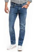 Spodnie męskie - Mustang Vegas Męskie Spodnie Jeansowe Denim Blue 1014037 5000 583-W32 L30 - miniaturka - grafika 1