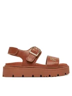 Buty dla dziewczynek - Tommy Hilfiger Sandały T3A2-33785-0326 M Brązowy - miniaturka - grafika 1