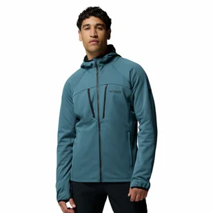 Męska bluza polarowa Columbia Arctic Crest Bonded Full Zip everblue - S - Bluzy męskie - miniaturka - grafika 1