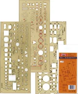 Przybory szkolne - Koh-I-Noor Szablon elektro-techniczny - miniaturka - grafika 1