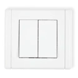 Karlik Łącznik świecznikowy biały FWP-2 - Wyłączniki światła i elektryczne - miniaturka - grafika 1